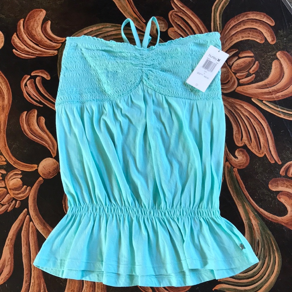 Hurley Women’s Seafoam Halter Top Size L NEW